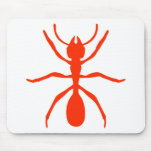 red ant mouse mat