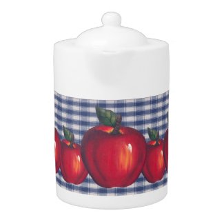 Red Apple Blue Plaid