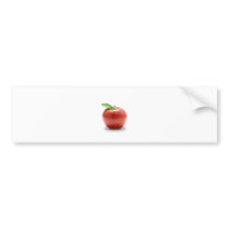Red Apple Bumper Sticker