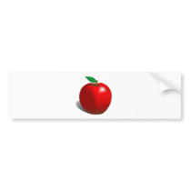 Red Apple Bumper Stickers
