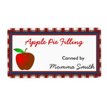 Red Apple Custom Canning Labels
