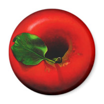 Red Apple Design magnets by elliel Red Apple Design magnets