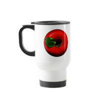 Red Apple Design mugs by elliel Red Apple Design mugs