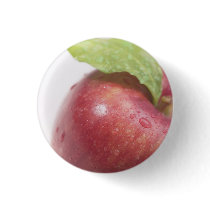 Red Apple Green Leaf buttons by FallSeason Red Apple Green Leaf buttons