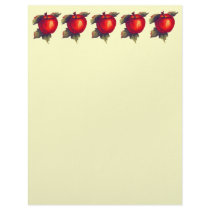 Red Apple Letterhead Design