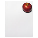 Red Apple Letterhead Design