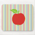 Red Apple Mousepad by zazzleproducts1 Red Apple Mousepad