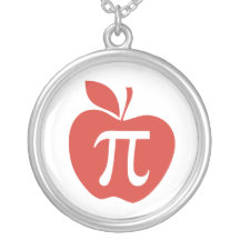 Red Apple Pi Necklaces