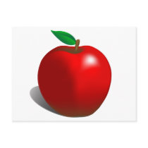 Red Apple Post Card
