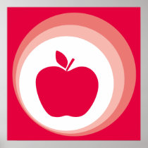 red apple posters
