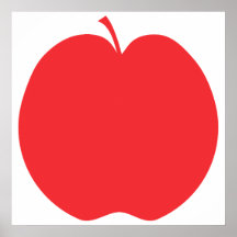 Red Apple. Posters