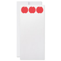 Red Apple. Rack Card Template