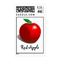 Red Apple Stamp stamps