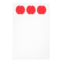 Red Apple. Stationery Design