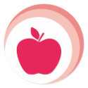 red apple stickers by MichelineKanzy red apple stickers