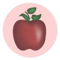Red Apple Stickers