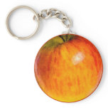 Red Apple Watercolor - Key Chain