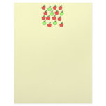 Red Apples and Green Apples, Pattern. Custom Letterhead