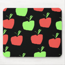 Red Apples and Green Apples, Pattern. Mouse Pads
