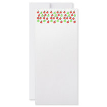 Red Apples and Green Apples, Pattern. Custom Rack Card