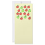 Red Apples and Green Apples, Pattern. Rack Card Design