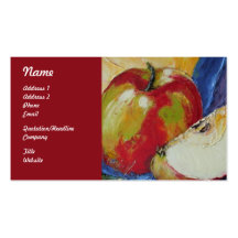 Red Apples Fruit Business Cards