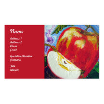 Red Apples Fruit Business Cards