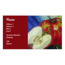 Red Apples Fruit Business Cards