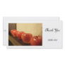 Red apples in a row
