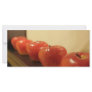Red apples in a row