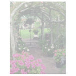 Red Arch and flowers, Victoria, British Columbia, Custom Letterhead