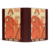 Red Army binders by vintage_poster Red Army binders