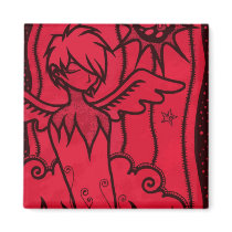 Red Art Magnet