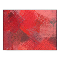 Red Art on Stone posters