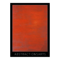 Red Art Poster posters