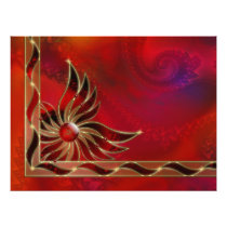 Red As the Flame Photo Print