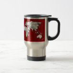 red atlas map coffee mug