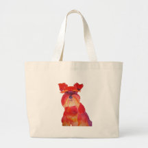 Red Austin Tote Bag