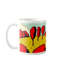 Red Autumn mugs