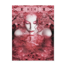 Red Autumn Postcard