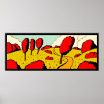 Red Autumn Print