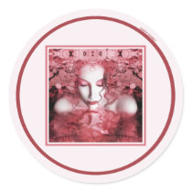 Red Autumn Sticker