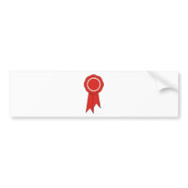 Red Award Bumper Stickers