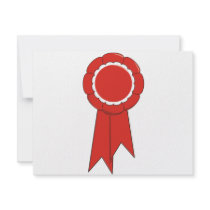 Red Award invitations