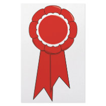 Red Award stationery