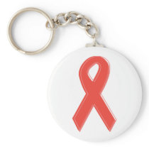 Red Awareness Ribbon keychains