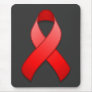 Red Awareness Ribbon Mousepad