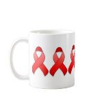 Red Awareness Ribbon Mug