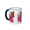Red Baby Dragon Cute Fantasy Mug by sunkitty7 Red Baby Dragon Cute Fantasy Mug