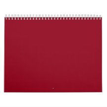 Red Backgrounds on a Calendar